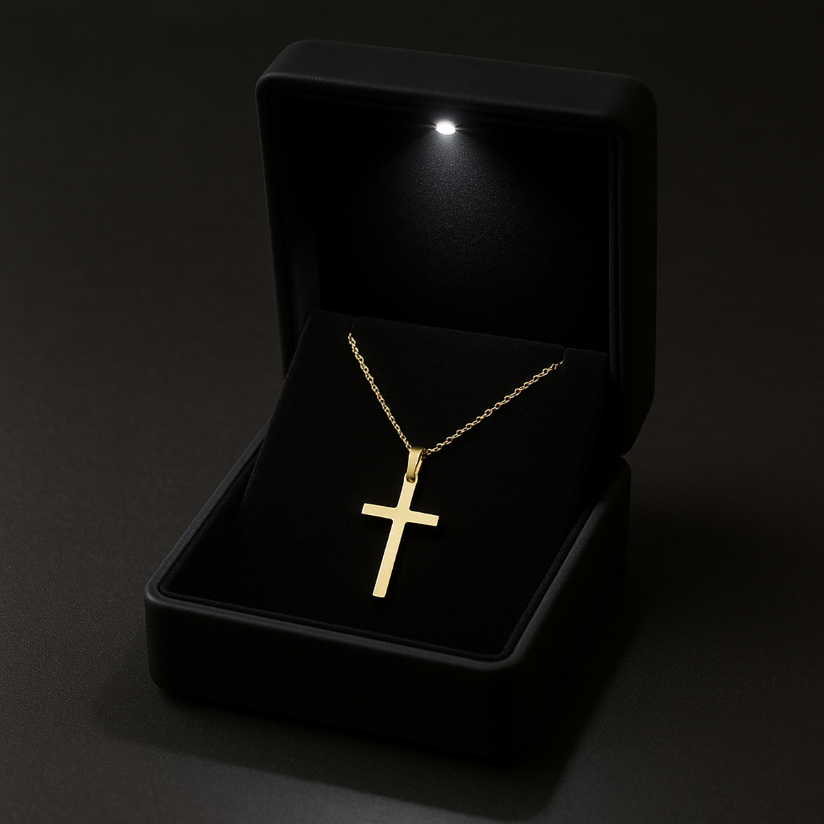 Colgante Cruz en Oro 18K