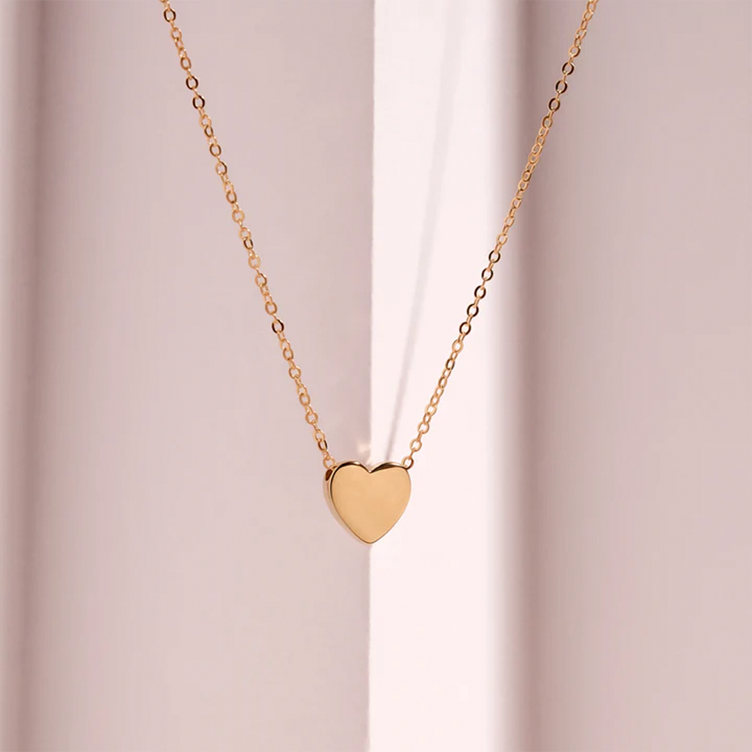 Colgante Corazón en Oro 18K